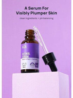 AOA Skin Retinol Serum - Boosts Collagen & Hydrates For Smoother Youthful Skin -